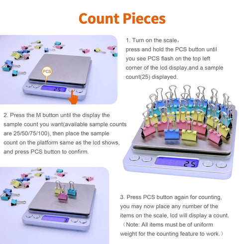 Gram Scale,Capacity 3000g Accuracy 0.1g Mini Food Scales Digital Weight Grams and Oz,Small Kitchen Scale High Precision for Espresso,Baking,Jewelr...