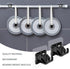 8PCS No Drill Curtain Rod Brackets No Drilling Self Adhesive Curtain Rod Holder Hooks Nail Free Curtain Rod Hooks Curtain Hangers for Bathroom Kit...
