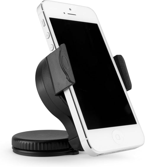 BoxWave TinyMount - Universal Windshield Dashboard Car Mount, Fully Adjustable, 360 Degree Rotatable Windshield Car Mount Holder for Smartphones -...