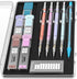 Mr. Pen- Pastel Mechanical Pencil Set with Black Lead and Eraser Refills, Clear Barrel, 0.3, 0.5, 0.7, 0.9, 2mm, Pastel Mechanical Pencils, Cute M...