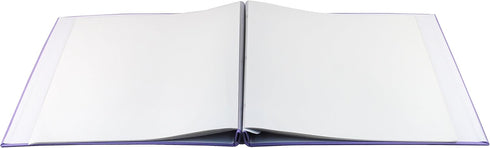MCS Expandable 10-Page Fabric Scrapbook Album with Photo Opening Cover and 12 x 12 Inch Pages, 13.5 x 12.5 Inch, Lilac...