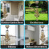 Garden Loving Heart Wind Chimes Outdoor Indoor Decor - with 4 Tubes 6 Bells 7 Hearts Mobile Romantic Wind Catcher, Heart Shaped Windchimes for Hom...