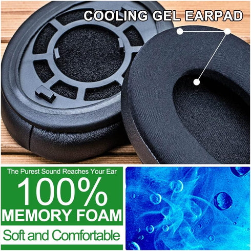 RS120 Cooling Gel Earpads - Compatible with RS120 RS 110 HDR120 Headphones, Hybrid Cooling Gel Replacement Cushion (Hybrid Fabric)...