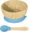 Abiie Octopod Bamboo Baby Bowl Set for 4 Months and Up – Mess-Free High Chair Suction Bowl with Spoon for Toddlers and Kids - Ergonomic Baby Feedi...