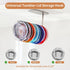 2 Pack Tumbler Lid Organizer, Space Saving Cup Lid Organizer Hook for Yeti Tumbler/Stanley Tumbler/Simple Modern Tumbler Lid Tumbler Lid Storage H...
