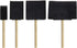Assorted Sizes Sponge Brushes for Painting DIY Crafts Foam Paint Brush with Wooden Handles for Staining Stencils Art Project Decoupage Acrylics Va...
