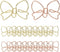 20pcs Paper Clip with Bow Office Paperclips Delicate Paper Clips Decorative Paper Clips Metal Paper Clips Lovely Paper Clips Cross Paper Clips Bow...