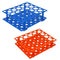 Centrifuge Tube Rack,2 Pieces Detachable Test Tube Rack Holder 50-Well Plastic Stand for 15ml 50ml Tube...