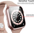 6 Pack Case for Apple Watch SE (2023 New) SE (2nd Gen)/6/SE/5/4 44mm with Tempered Glass Screen Protector, Hard PC Ultra-Thin Scratch Resistant Pr...