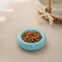 6.1 Inch Cat Bowls, 7 oz Ceramic Cat Food Bowl, Whisker Fatigue Relief Cat Bowl, Anti-Vomiting, Protect Spine, Perfect for Indoor Cats?Blue?...