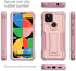 ExoGuard for Google Pixel 5A 5G Case, Rubber Shockproof Full-Body Cover Case Built-in Screen Protector and Kickstand Compatible with Google Pixel ...