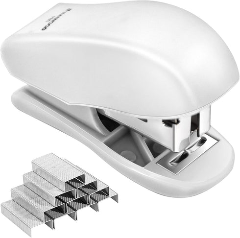 Mini Stapler with Staples, Office Desktop Stapler,25 Sheet Capacity,Small Stapler with 640 Standard Staples, Easy to Carry and Store?Cute Compact ...