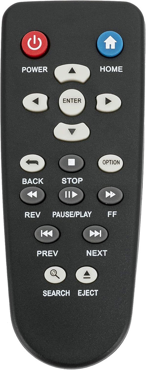 New Replaced Remote Control Fit for WD Western Digital WD TV 1tb 2tb 3tb Live TV Plus Mini HD Hub Media Player...