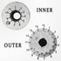 1pcs Pulsator Repair Core 15 Teeth Pulsator Core Gear Sleeve Connector For LG Washing Machines(Inner 11 Teeth,Outer 15 Teeth)...