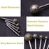 Atoplee Diamond Grinding Bit 36# Diamond Mounted Point Coated Course Burrs Set Fits Rotary Tools,Diamond Tools Set for Jewelry,Glass,Stone,Ceramic...