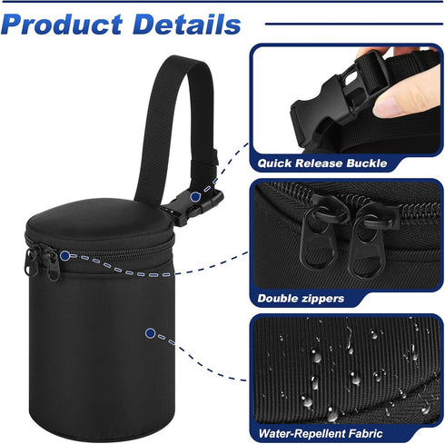 Cosmos Mini Coffee Press Maker Carry Storage Bag Compatible with Aeropress Holding Travel Coffee Press Kit, Small Espresso Maker Mini Travel Case ...