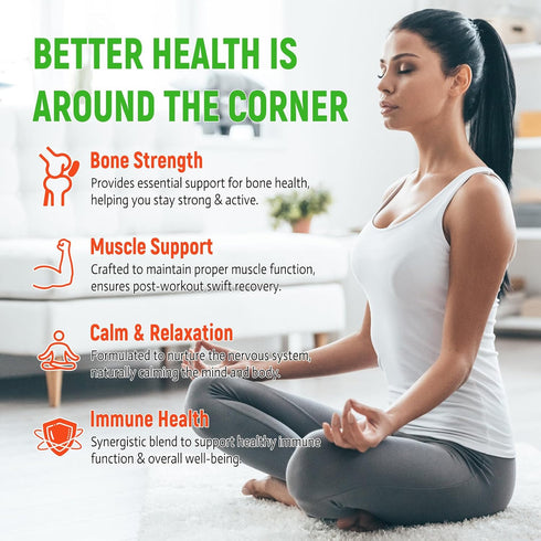 Sugar Free Calcium Gummies for Women Men, Calcium Magnesium Zinc with Vitamin D3 & K2, Calcium Magnesium Supplement for Bones Muscles and Joints, ...