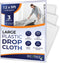 3 Pack 12 x 9 ft Extra Large Painter’s Plastic Drop Cloth Painting Sheet-Light & Durable Dust Cover-Clear Plastic Sheet-Plastic Sheeting-Plastic C...
