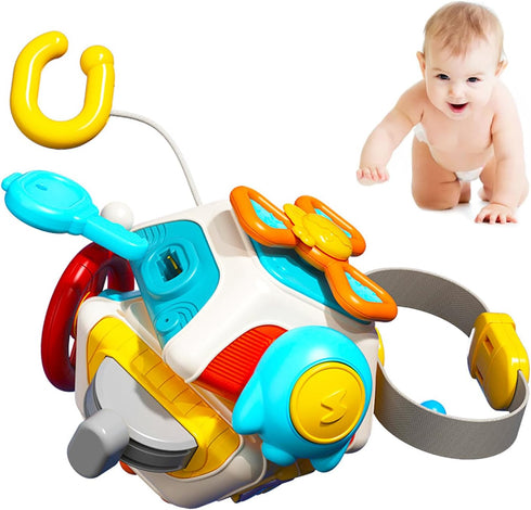 Montessori Sensory Toys for Toddlers 2-3 Baby Gifts for 18+ Months Infant Boys Girls Airplane Plane Car Travel Toys Educational Learning...