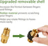 Pressure Washer Adapter Set, M22-14mm Male Fitting to M22-14mm Male Swivel, 5000PSI Pressure Washer Hose Thread Kit...
