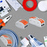 Push Quick Wire Connectors,Nineleaf 20PK Electrical Cable Connectors,Working Range Max 32A 600Volt,2 Pin Wire Connectors for Cables from 28 to 12a...