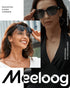 Meeloog Polarized Fit Over Glasses Sunglasses for Women Men, Square Oversized Lightweight Shades for Driving Riding MST2106...