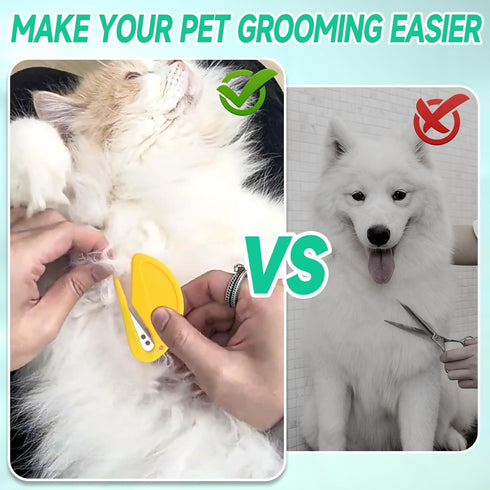 5 Pcs Knotting Comb For Cats,Safe Pet Knotting Comb, De Knotting Comb For Dog And Cat,Effective Knotting Comb Pet Grooming Tool,Cat Hair Knot Remo...