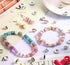 100Pcs Rondelle Spacer Beads 8mm Silver Plated Round Crystal Charms Czech Rhinestone Spacer Loose Beads for Jewelry Making Supplies Bracelet Neckl...
