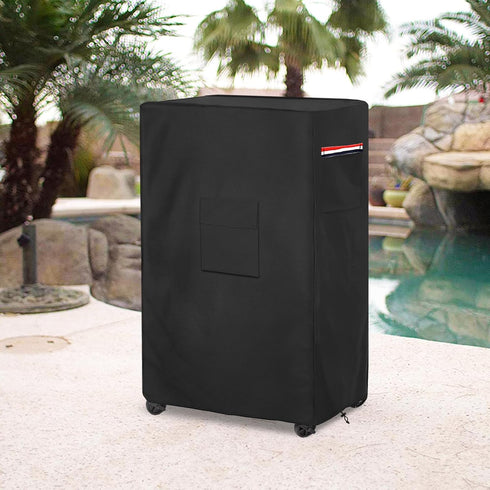 AIickwang Outdoor Portable Evaporative Air Cooler Cover,600D Heavy Duty Waterproof Evaporative Cooler Cover for Hessaire MC26A Evaporative Cooler,...