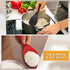 Vonty 2pcs Silicone Non Stick Heat Resistant Rice Paddle Spoon 8.8 Inch, Black...