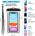 4 Pack Waterproof Phone Pouch Case with Lanyard - Cellphone Dry Bag IPX8 for iPhone 15 14 13 12 Pro Max Vacation Pool Beach Swimming Essentials...