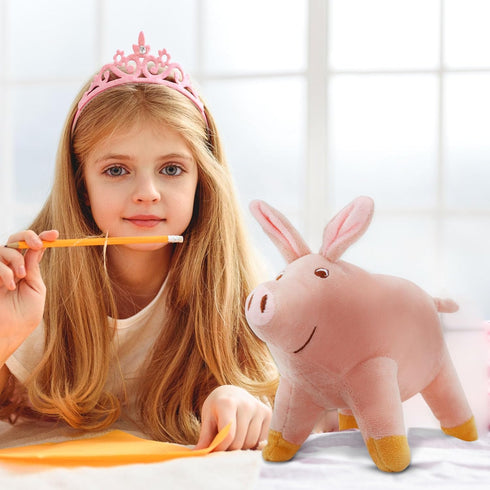 Stuffed Animal Piggy - Piglet Plush Toy - 9.8 Inches Length...