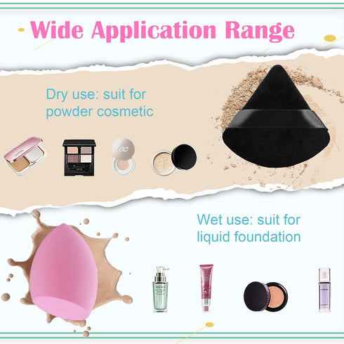 WSYUB Powder Puffs, Makeup Sponge, Makeup Tools with Blender Sponges for Cream Foundation...