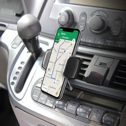 CELLET Car Cell Phone Holder Mount – Black Air Vent Phone Holder Car Stand with Adjustable Cradle for iPhone 13 Pro Max 12 11 Galaxy S21 Ultra 5G ...