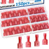 smseace 150Pcs Spade Connectors Kit 22-16AWG Male/Female wire Spade connectors Nylon Spade Quick Connect/Disconnect Connectors Electrical Spade Co...