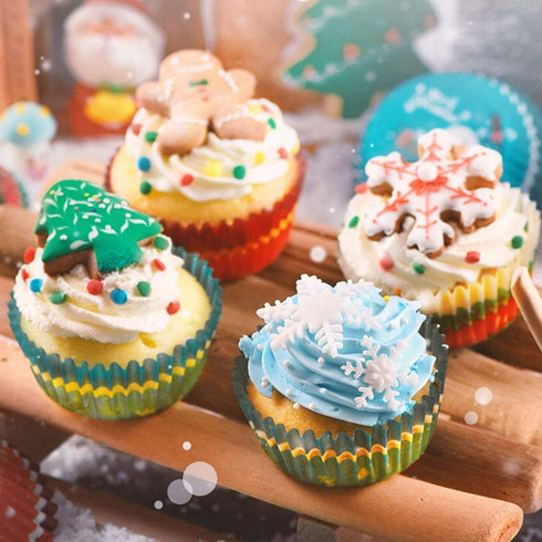 600PCS/Set Muffin Cupcake Paper Cups Cake Forms Cupcake Liner Baking Muffin Box Cup Case Party Tray Cake Mold Decorating Tools...