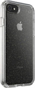 Speck Products Presidio Perfect-Clear with Glitter iPhone SE (2022)| iPhone SE (2020)| iPhone 8| iPhone 7 Case, Clear with Gold Glitter...