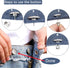 8 sets of 17 mm Pants Button, Jean Buttons Pins for Loose Jeans, Adjustable Button for Jeans, Reusable and Adjustable Metal Pants Button Tightener...