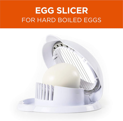 COMMERCIAL CHEF Egg Chopper, Safe and Easy to Use Food Chopper, Egg Cutter, Mushroom Slicer, Strawberry Slicer and more for Salads, Garnish, and F...