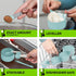 Measuring Cups & Spoons Set of 10 Pieces, Stackable Cups and Spoons, Nesting Measure Cups and Measuring Spoons with Stainless Steel Handle, Kitche...