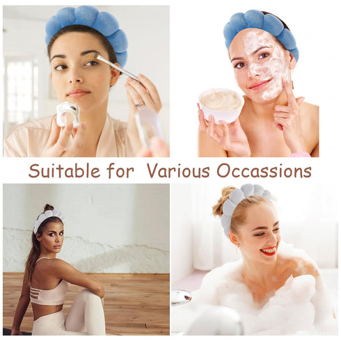Face Wash Headband, Spa Headband, Skincare Headband, Headband for Washing Face, Makeup Headband, Hair Band for Washing Face, Teen Girl Gifts Trend...