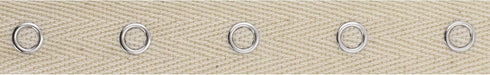 Mandala Crafts Metal Snap Tape for Sewing by Yard Snap Buttons for Clothes - Sew on Snaps Strips Fastener Tim for Clothing - 3 Yds Cotton Cream Sn...