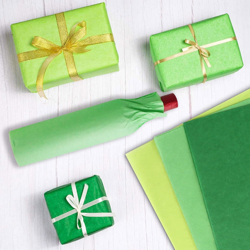 CCINEE 90 Sheets Green Tissue Paper Bulk,Gift Bags Wrapping Paper for DIY Easter St. Patrick's Day Birthday Supplies, 11.8" X 13.8"...