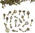 125 PCS Vintage Skeleton Key Set Charms, JIALEEY Mixed Antique Style Bronze Brass for Pendant DIY Jewelry Making Wedding Party Favors...