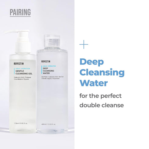 ROVECTIN Aqua Cleansing Gel (Conditioning Cleanser) Hydrating pH Balanced Facial Wash for Sensitive, Dry Skin | No Stripping, Fragrance-Free | Veg...