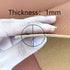 AOUXSEEM 11.8" x 52"(30cm x 132cm) Tan Faux Leather Roll for Bows Earrings Handbag Wallet Purses Sewing Craft Making DIY Handmade Crafts Fabric...