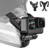 Helmet Mount for GoPro, Motorcycle Chin Strap Attachment with Extension J Hook Dirt Bike Holder Mounting Accessories for Go Pro Max Hero 12 11 10 ...