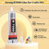 B7000 Glue with Rhinestone Applicator Kit, Clear B-7000 Glue with Precision Tip Art Dotting Stylus Pens Super Glue Adhesive for Phones Repair Jewe...