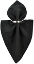 Cotton Dinner Napkins Black - 6 Pack (18 inches x18 inches) Soft and Comfortable - Durable Hotel Quality - Ideal for Events and Regular Home Use...