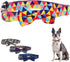 Dog Collars with Bow Tie Colorful Geometry Patterns, Small Puppy Dog Collars with Bow, Adjustable Dog Collar for XS Small Medium Large Dog (Colorf...